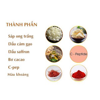 Son dưỡng môi Saffron Color C’Choi (có 3 màu và không màu)