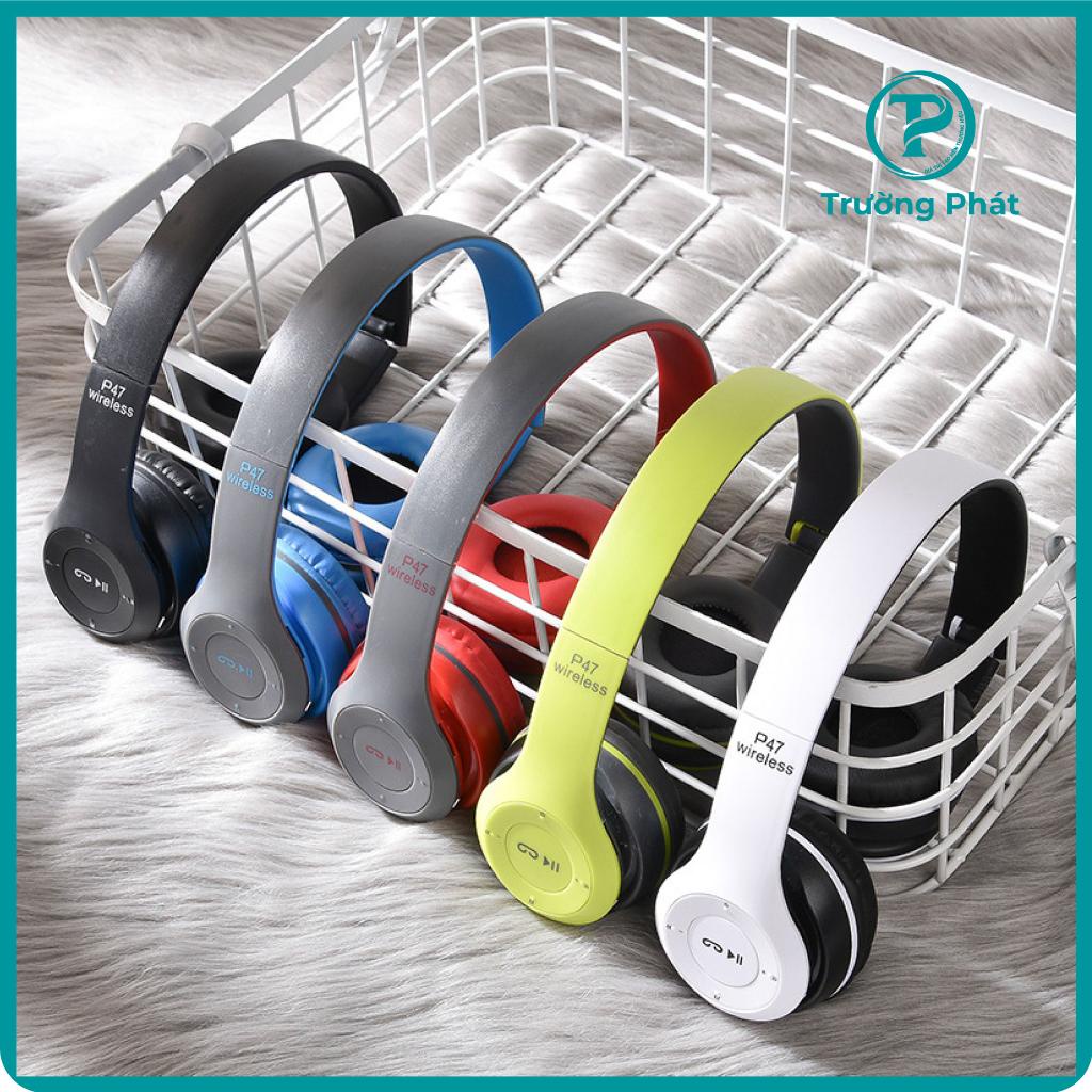 Tai nghe bluetooth chụp tai không dây, có Mic Hỗ TrợThẻ Nhớ Âm Bass Cực Chất Nghe Nhạc Cực Chất