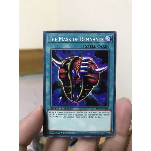 Thẻ bài Yugioh The Mask of Remnants