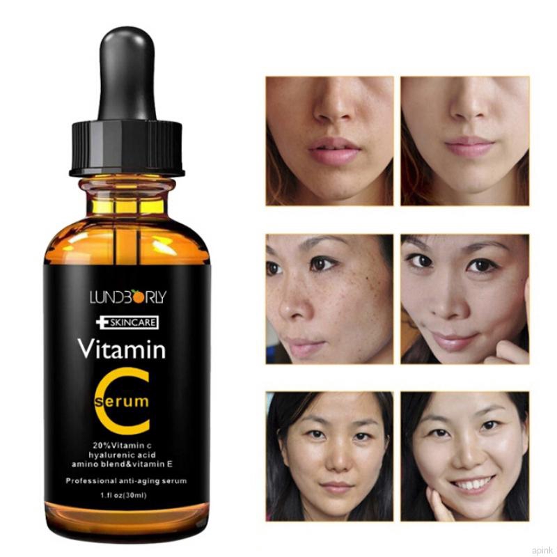 Serum vitamin C dưỡng ẩm làm trắng da chống lão hóa chăm soc da mụn/da nhăn