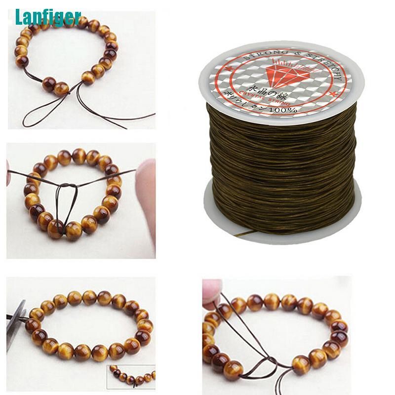 Cuộn dây cước co giãn dùng làm trang sức 50m 0.5mm