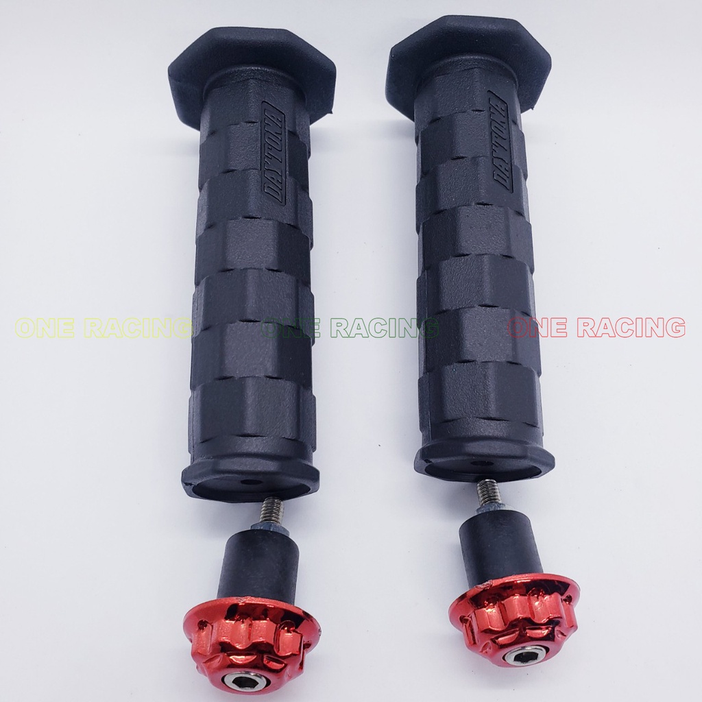 2 Bao tay daytona kèm 2 gù nhựa kiểu salaya đỏ gắn tay nắm xe máy sirius exciter vario sh winner wave...