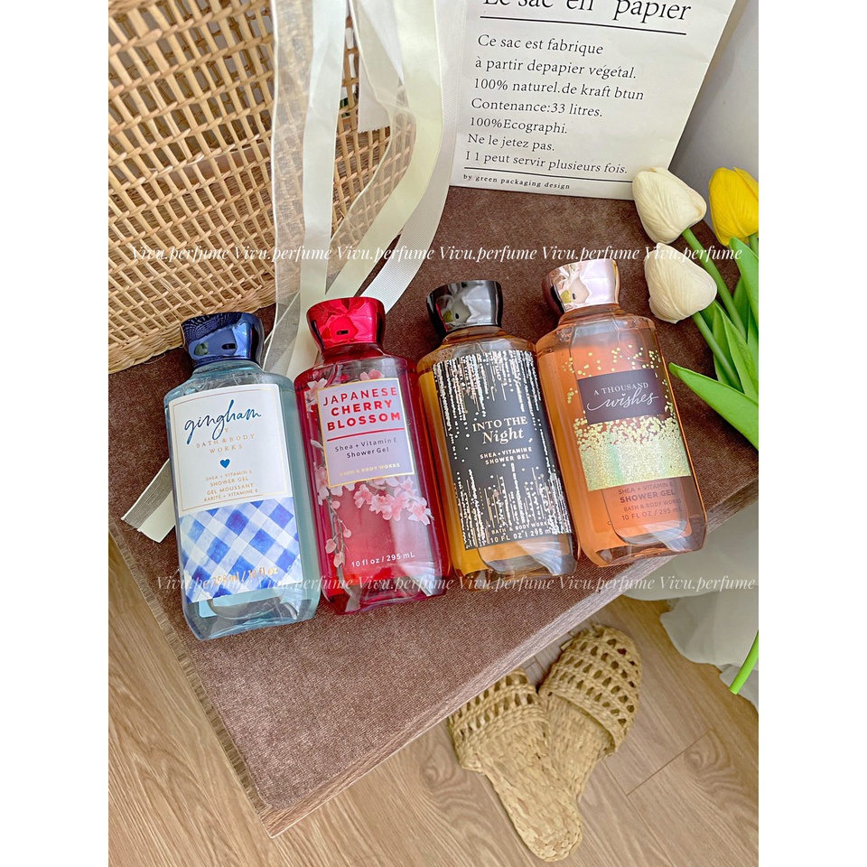 Sữa tắm BBW Vivu.perfume chai fullsize 295ml siêu thơm