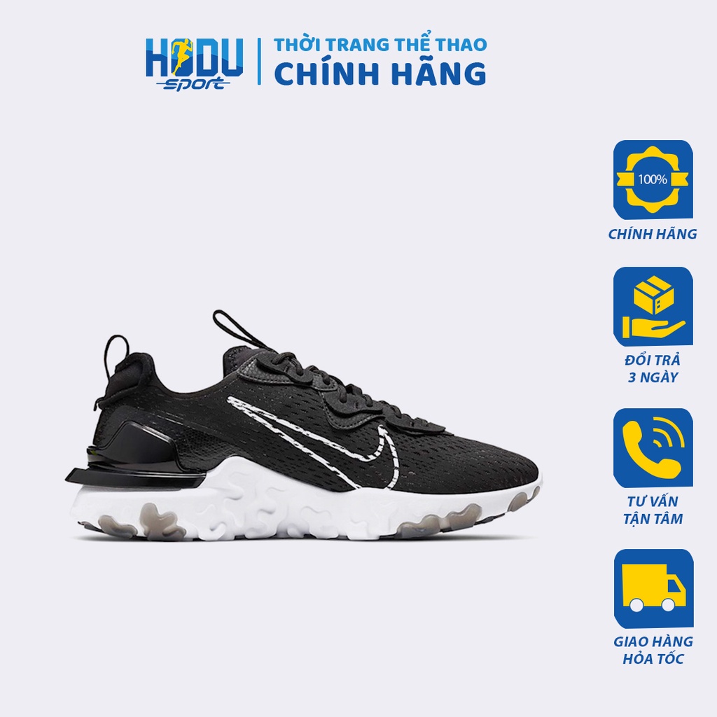 Giày Thể Thao Nike Chính Hãng React Vision CD4373-006 - Sneaker màu đen - HODU Sport