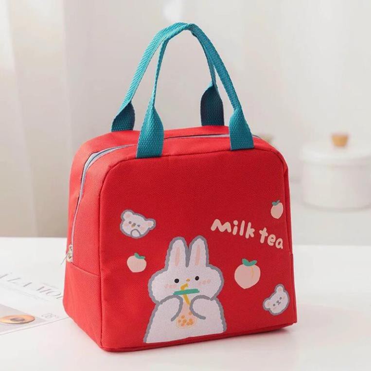 Túi giữ nhiệt đựng hộp cơm chai nước đựng đồ ăn hình thú dễ thương | BigBuy360 - bigbuy360.vn