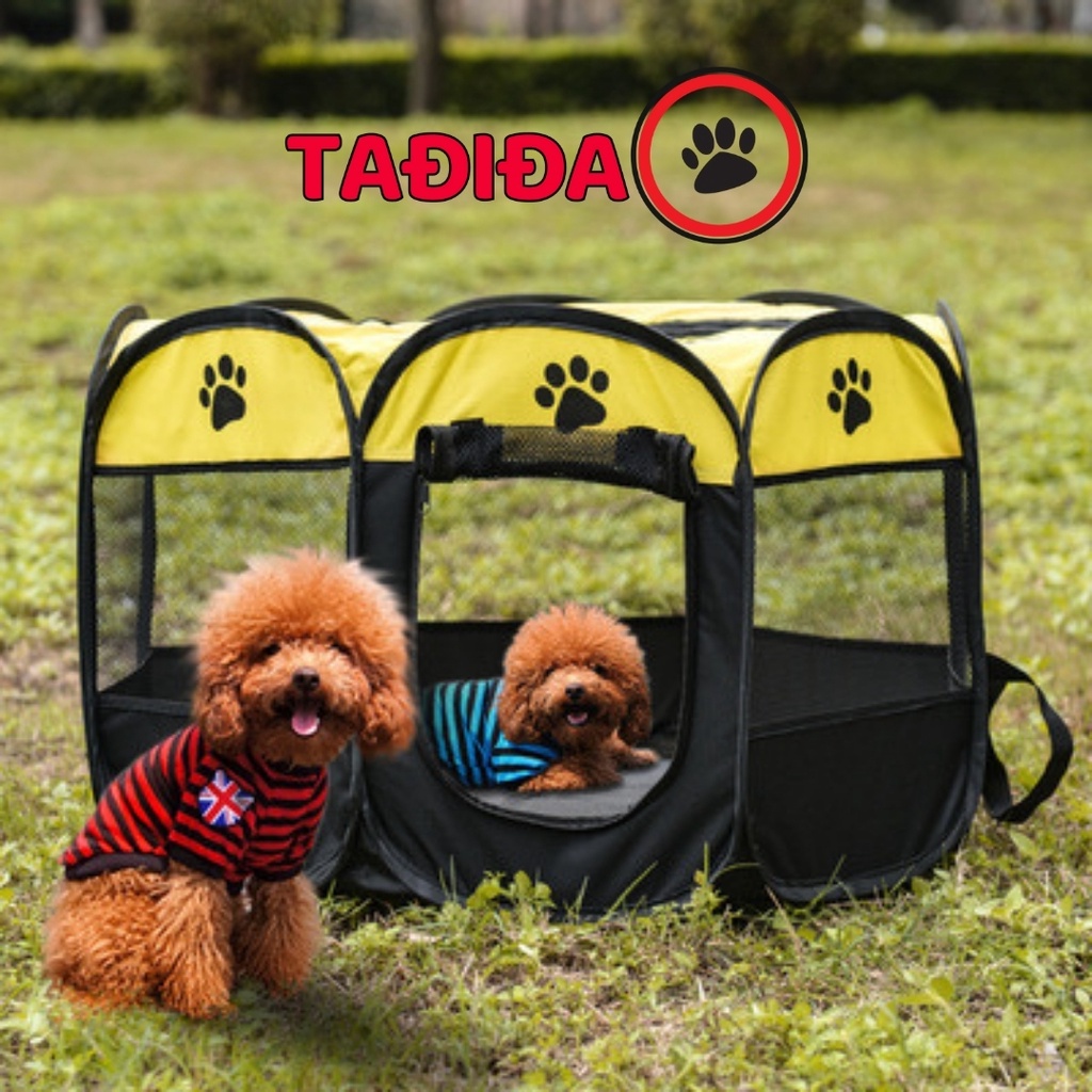 Chuồng cho Chó Mèo thú cưng vải Oxford chống trầy xướt , thấm nước , có thể tháo rời - Tadida Pet