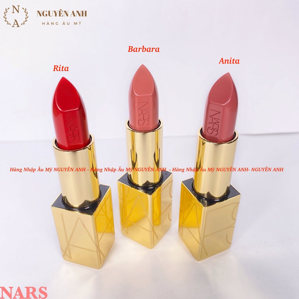 Son Nars - Audacious lipstick - BARBARA hồng nude ánh nâu - HÀNG NHẬP NGUYÊN ANH