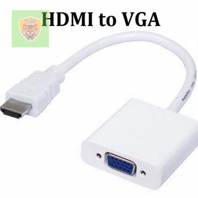 Dây Cáp Chuyển Đổi HDMI sang VGA có audio | HDMI to VGA có cổng audio 3.5mm .