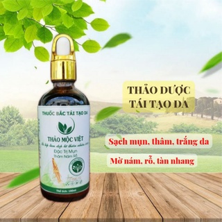 Thuốc Bắc Handmade Tái Tạo Da - Serum Giảm Mụn Thâm Rỗ - Đánh Bay Tất Cả Các Loại Mụn, Mờ Nám, Tàn Nhan