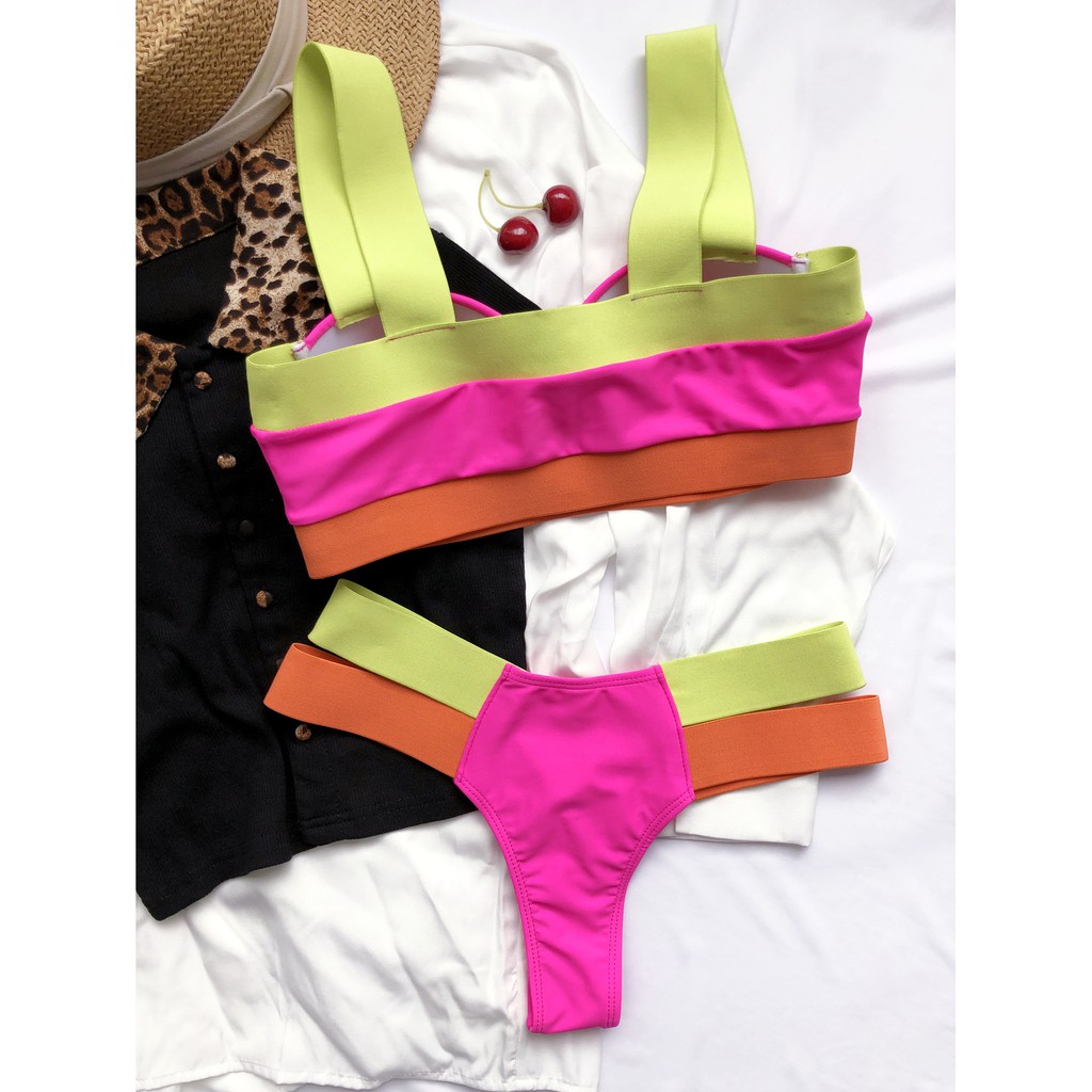 Bộ Bikini Màu Neon Lg23 2021 | BigBuy360 - bigbuy360.vn