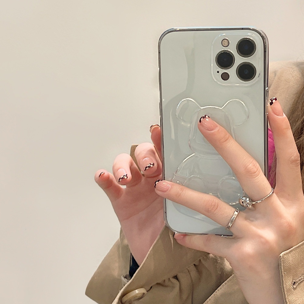 3D KAWS Bear Tide Brand Phone Case for IPhone 11 Case 7Plus 8Plus XR 13 12 Pro Max Ultra Slim Fit Shockproof Soft TPU Shell | BigBuy360 - bigbuy360.vn