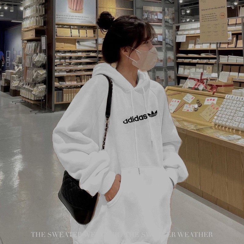 Áo Hoodie UNISEX ADIDAS Form Rộng - Áo Hoodie ADIDAS Nỉ Dày Dặn Cotton Mềm Mịn | BigBuy360 - bigbuy360.vn