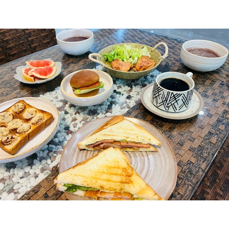 Bộ bát đĩa gốm cao cấp phong cách retro Bắc Âu