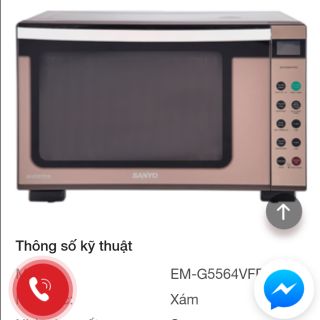 Lò vi sóng Sanyo EM-G5564VFRG