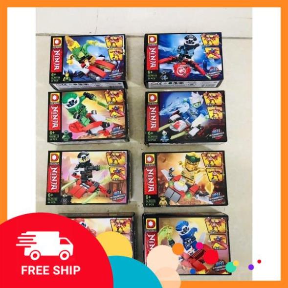 Đồ chơi xếp hình lego ninjago minifigures, lego ninjago xe, lego ninjago robot, lego ninjago rồng