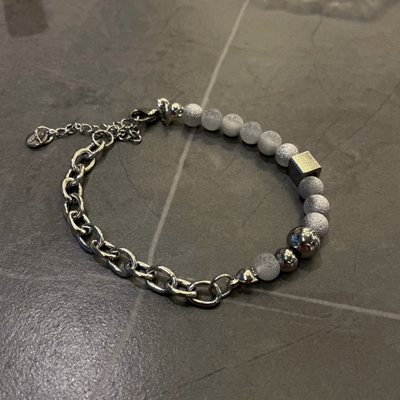 Vòng Tay Dây Xích Bằng Thép Titan Cao Cấp Sang Trọng