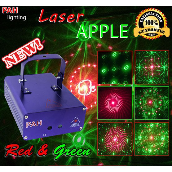 ( SALE ) Đèn trang trí laser light mini cảm biến chớp theo nhạc