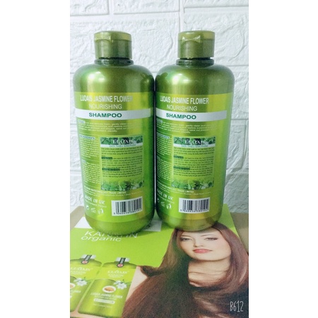 [HÀNG CHÍNH HÃNG] DẦU GỘI XẢ THẢO DƯỢC THIÊN NHIÊN HOA NHÀI  LUOAIL KARATIN 750ml x2