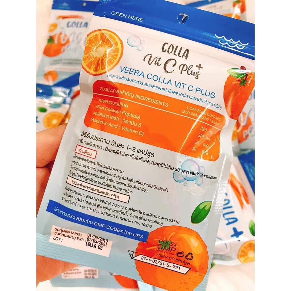 Colla Vit C Túi 60V - Thái Lan