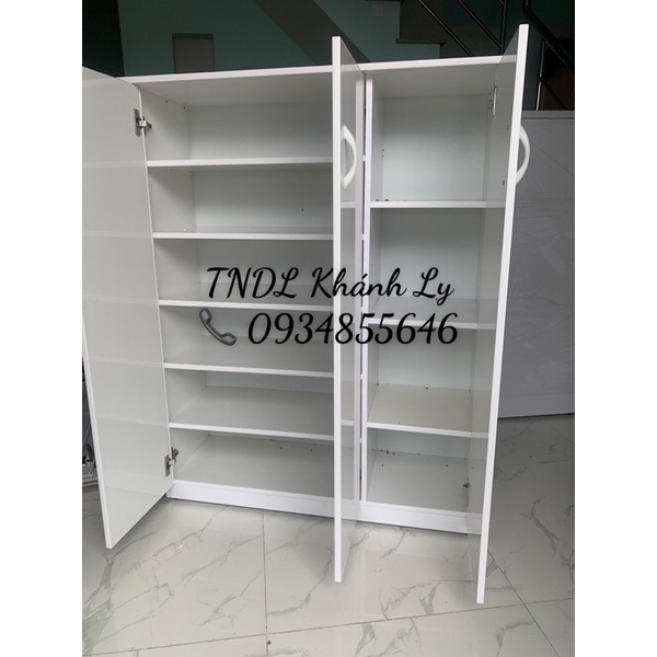 Tủ giày dép 3 cánh ngang 96 cao 123