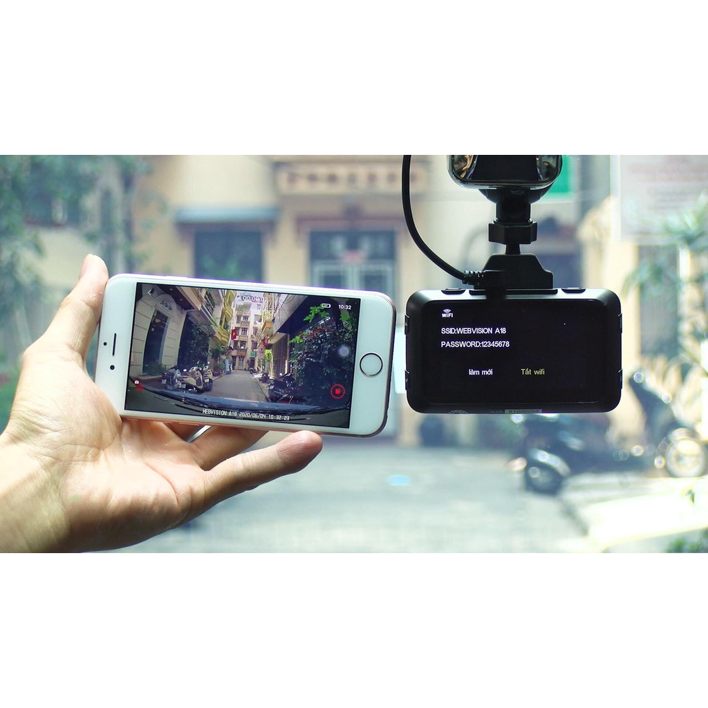 CAMERA HÀNH TRÌNH WEBVISION A18 Cảnh Báo Tốc Độ, Giới Hạn Tốc Độ Bằng giọng Nói, Độ Phân Giải 2k | BigBuy360 - bigbuy360.vn