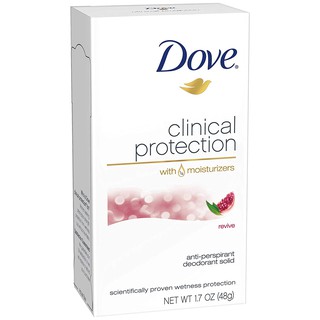 Lăn khử mùi nữ dạng sáp Dove Clinical Protection Antiperspirant/Deodorant Revive 48g (Mỹ)