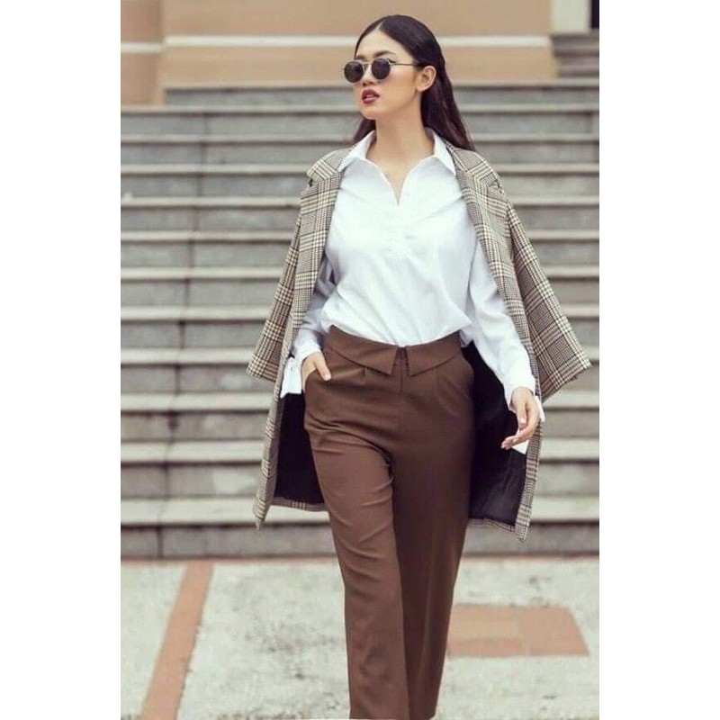 Áo sơ mi trắng dài tay và cộc tay