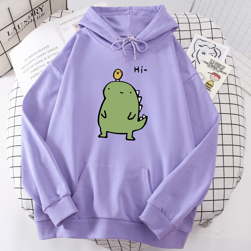 Áo hoodie khủng long Hi in ngực | BigBuy360 - bigbuy360.vn