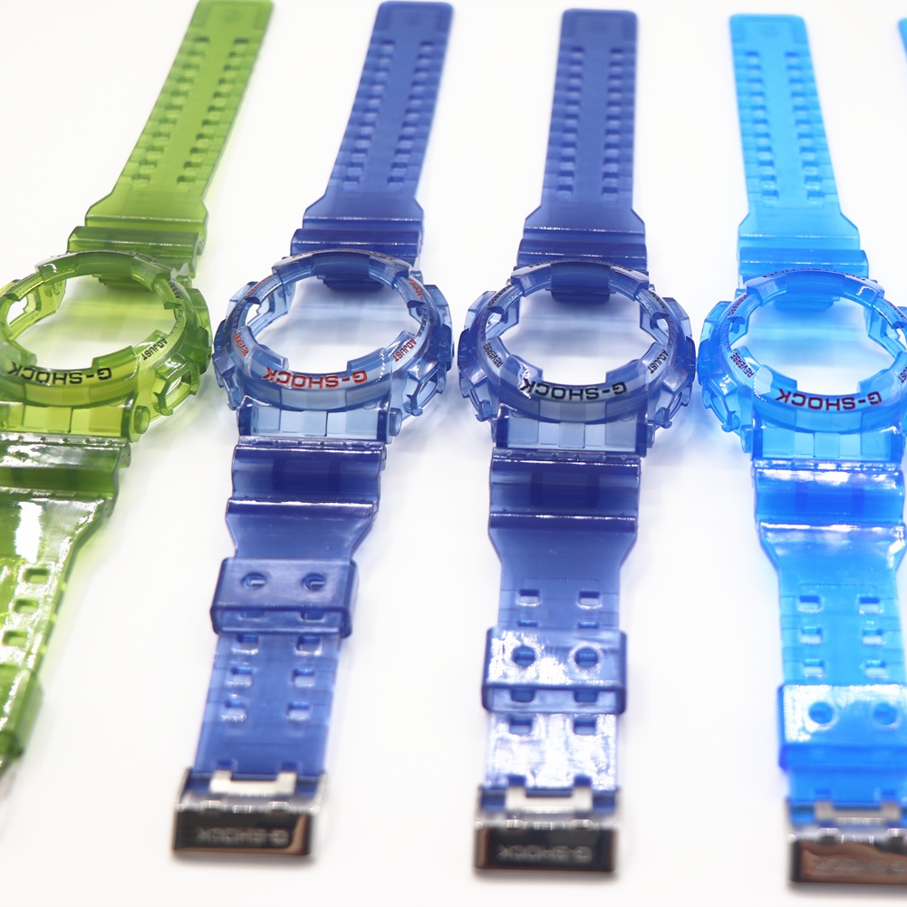 Dây Đeo Đồng Hồ Màu Trong Suốt Chống Thấm Nước Cho Casio G-SHOCK GA120 110 100 GD100 GD110 GD120 GA-110GB GAX-100