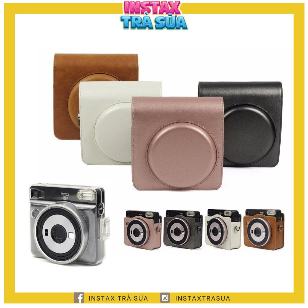 Bao da bảo vệ máy chụp ảnh lấy liền instax Square SQ6 -  Case túi đựng máy chụp ảnh instax Square SQ6 | BigBuy360 - bigbuy360.vn