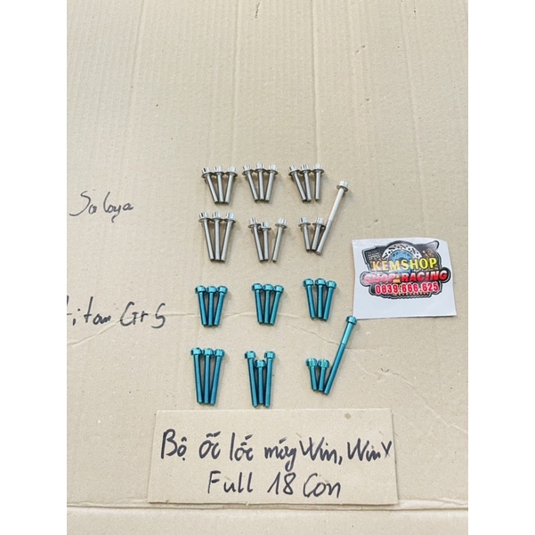 Bộ Ốc Lốc Máy Winner/Winner X 18 Con Full Ốc Lốc Máy