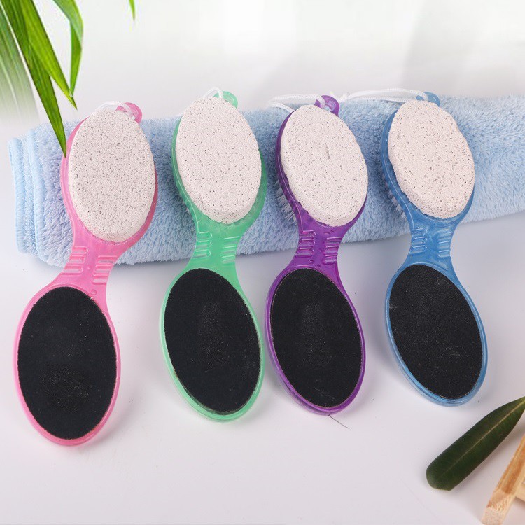 Chà gót chân - Dụng cụ chà gót chân tẩy da chết bằng nhựa và đá bọt