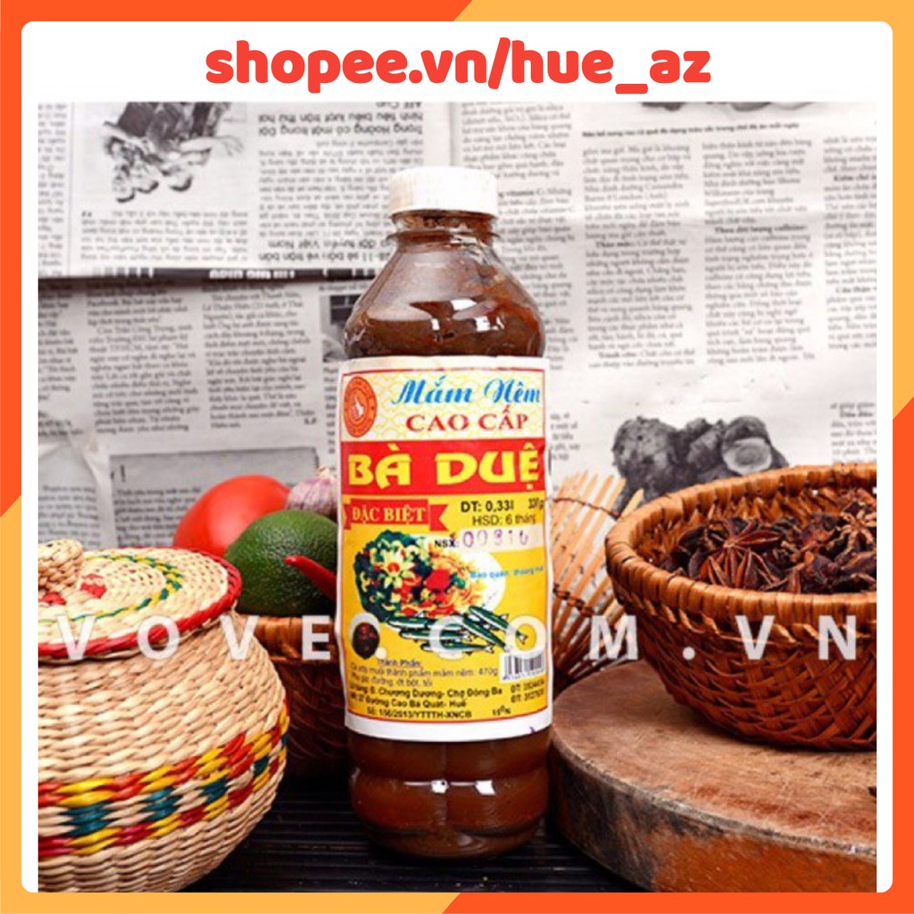 Mắm nêm Bà Duệ - Đặc sản Huế chai 500ml