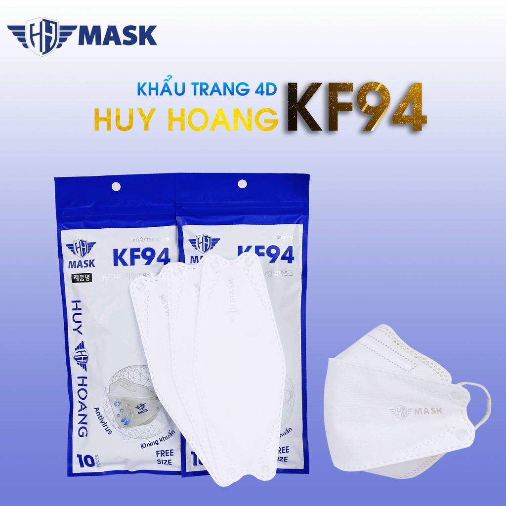 THÙNG 300 CHIẾC KHẨU TRANG 4D KF94 KHÁNG KHUẨN ÔM SÁT MẶT