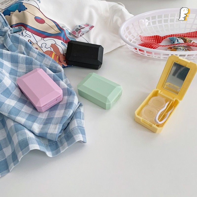 Hộp đựng lens kính áp tròng màu trơn