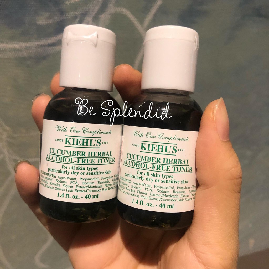 [Minisize] KIEHL'S Toner Không Cồn Kiehl's Cucumber Herbal Alcohol-Free cho da khô và da nhạy cảm