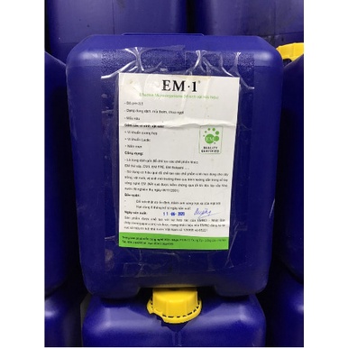 Chế phẩm EM gốc  chai 1L chứa hàng tỷ vi sinh vật có lợi dùng ủ phân, xử lý mùi hôi, làm đệm lót, thức ăn chăn nuôi
