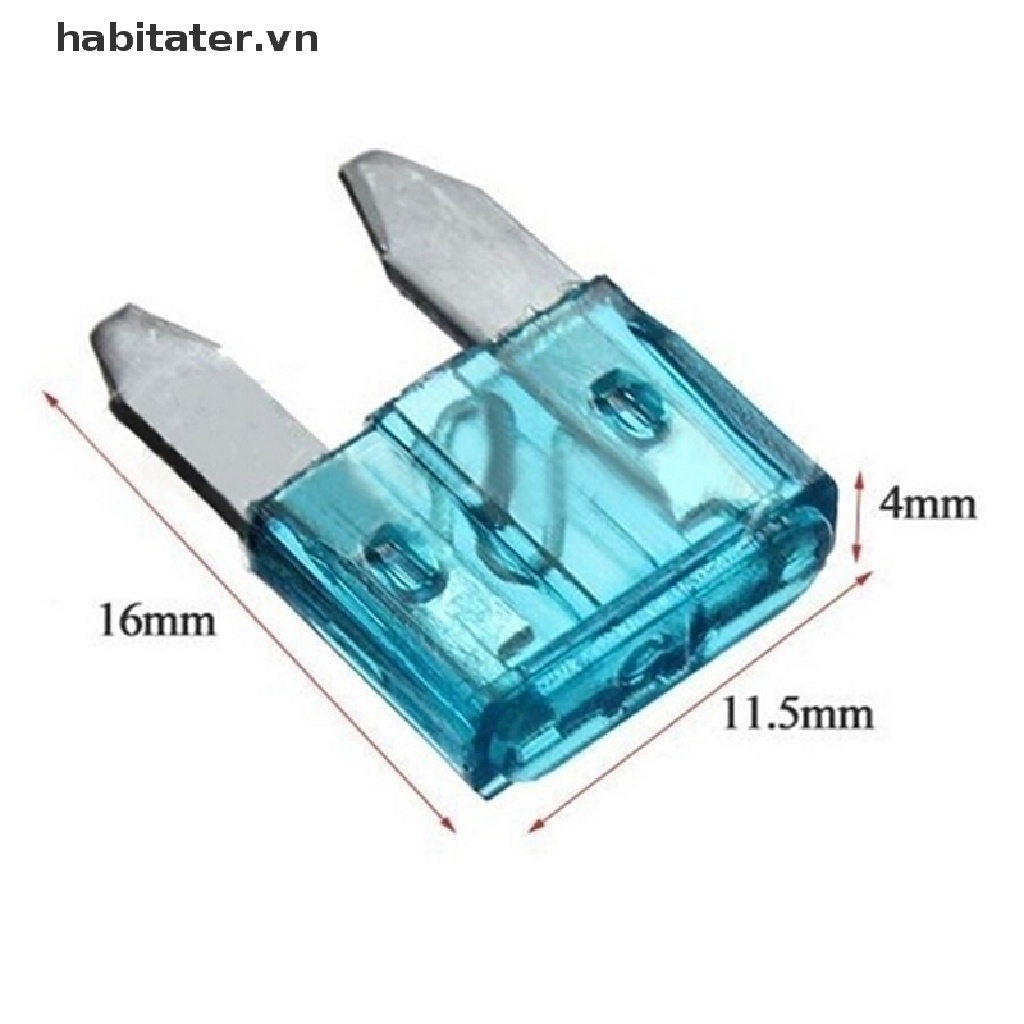 60 Cầu Chì Lưỡi Mini Cho Xe Hơi 5A 10A 15A 20A 25 / 30A