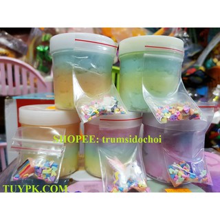 - HCM- LIME MÂY LÀM TỪ SNOWWONDER - CLOUD SLIME BÔNG VÀ TƠI
