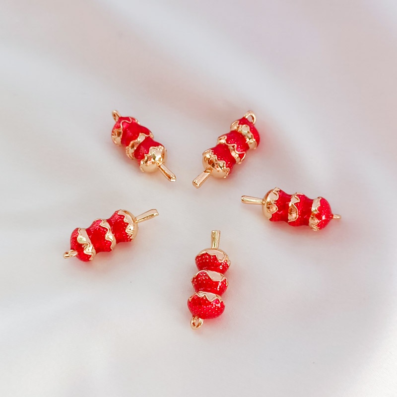 Mặt Dây Chuyền Bằng Đồng Mạ Vàng 14K diy Nhiều Màu Sắc