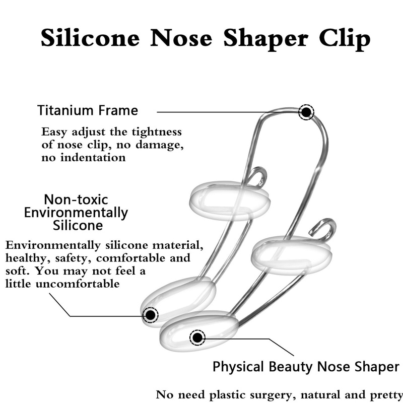 Dụng Cụ Kẹp Nâng Mũi Bằng Silicone Tiện Dụng