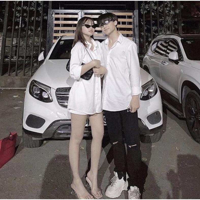 [BIG SALE] Áo sơ mi tay dài phom rộng unisex 2 size cho cả nam và nữ [ HOT ] | BigBuy360 - bigbuy360.vn