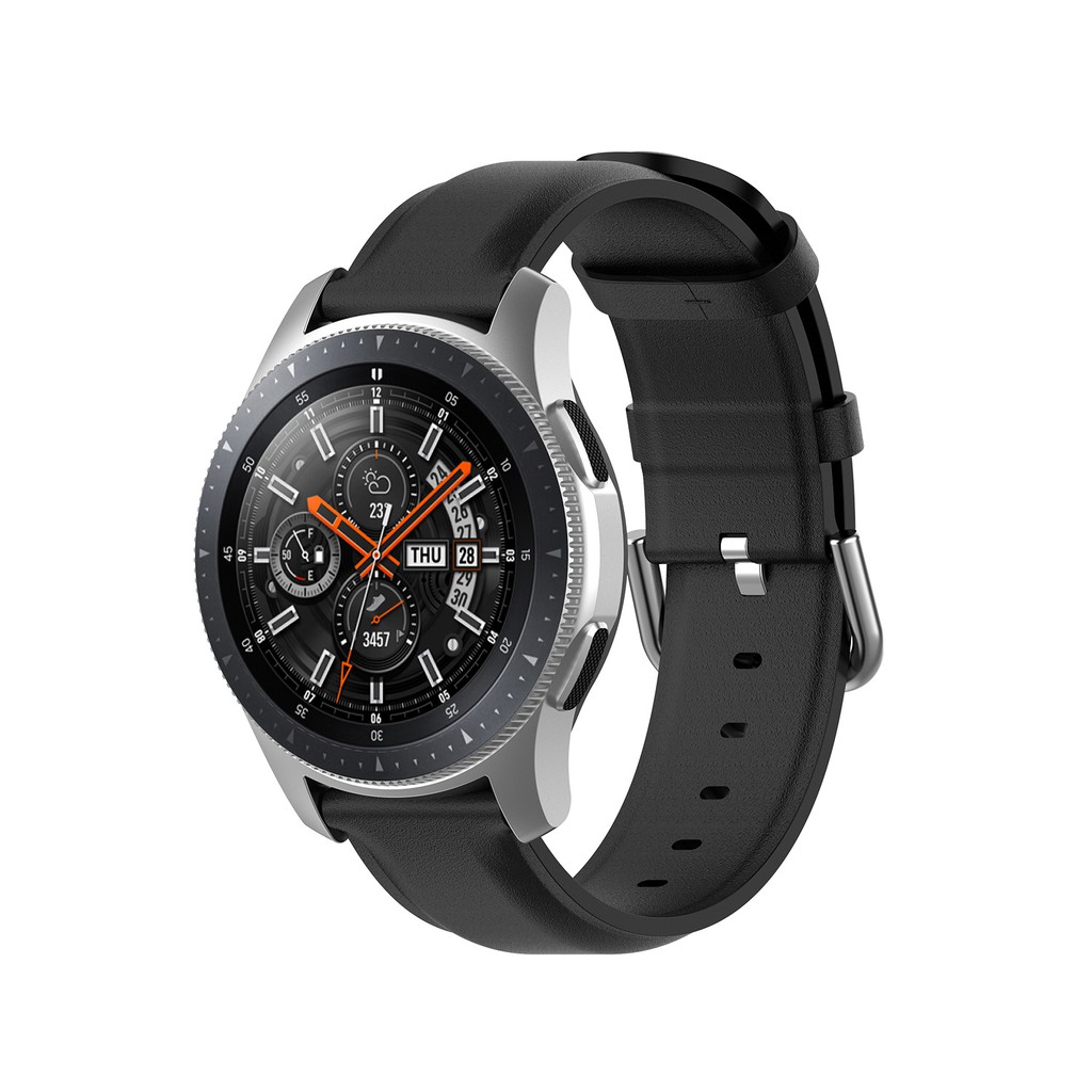 Dây da cao cấp mặt trơn 20mm, 22mm cho đồng hồ thời trang - thể thao Galaxy Watch / Huawei / Amazfit / Garmin PKHRSMS004