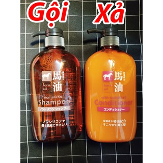 Dầu gội và dầu xả con ngựa 600ml