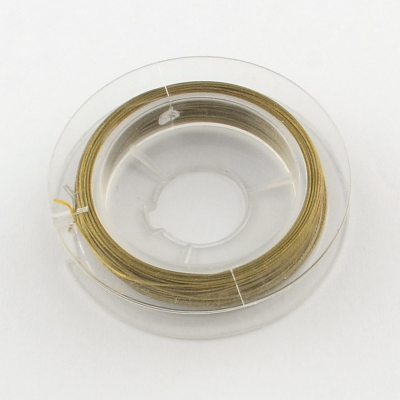 Set 10 Cuộn Dây Thép Nhiều Màu Làm Đồ Trang Sức