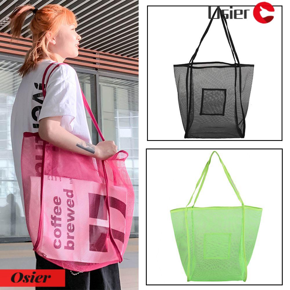 Osier1 Túi Mua Sắm Xách Tay Bằng Vải Lưới Đi Biển