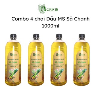 Combo 4 chai Dầu Massage Body 1000ml ACENA