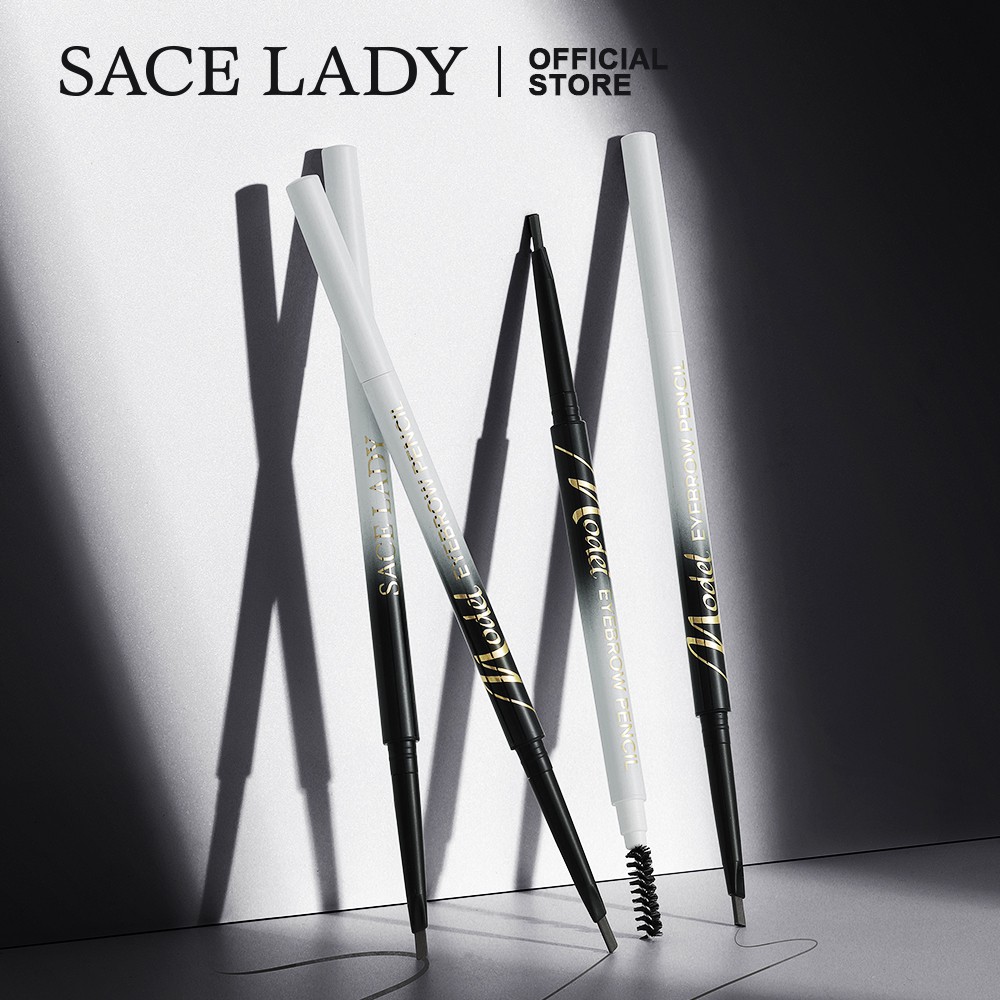 Bút chì kẻ lông mày SACE LADY siêu mịn trang điểm mắt chống nước lâu trôi 2 trong 1 0.12g/0.001Oz | BigBuy360 - bigbuy360.vn