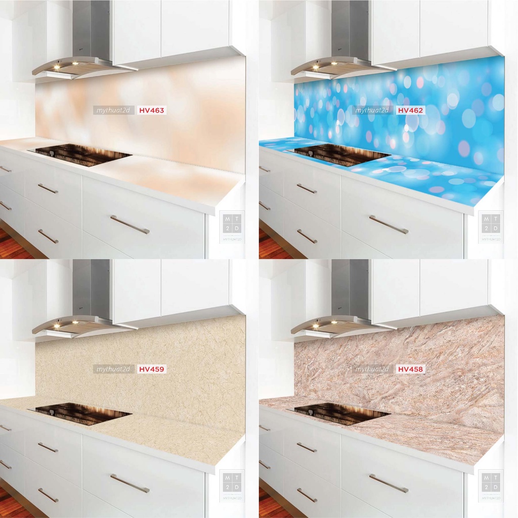 Decal gạch bông chống thấm dán bếp, tường, nhà tắm,... mẫu Ombre Blur