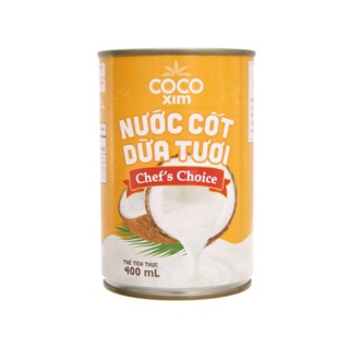 NƯỚC CỐT DỪA  TƯƠI  COCOXIM lon 400ml